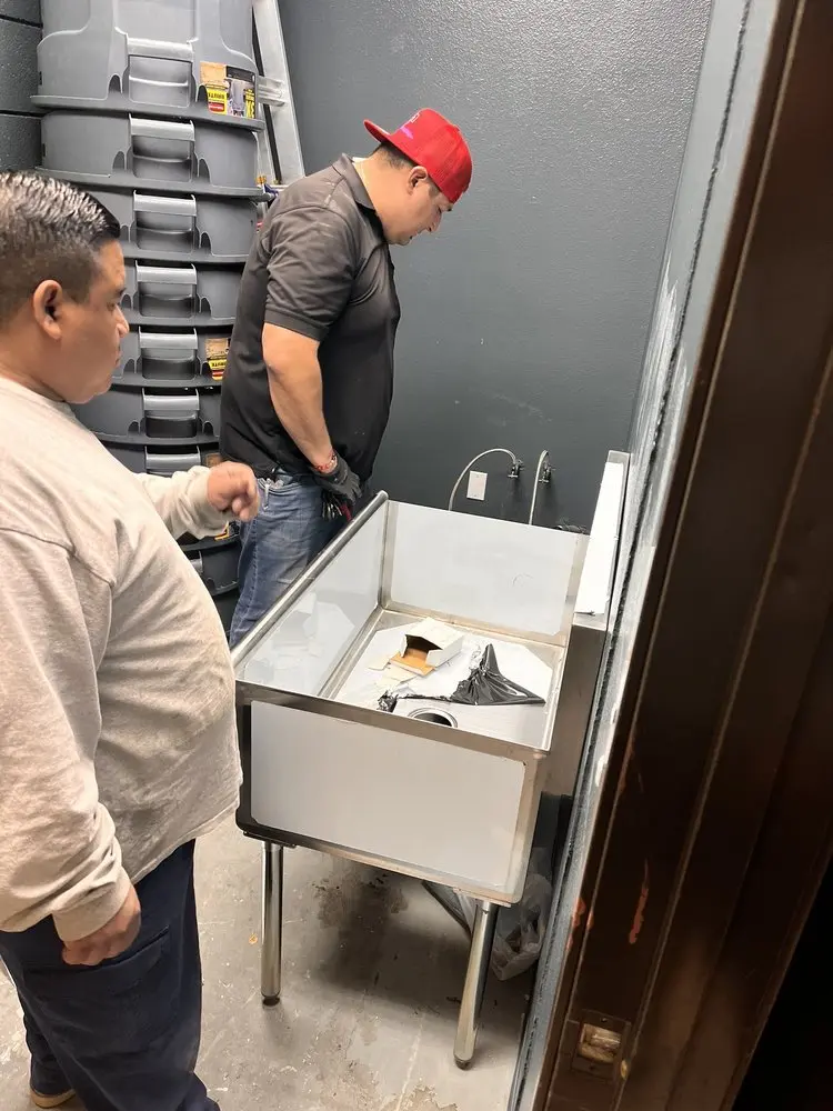Commercial plumbing and sink installation in Copperas Cove